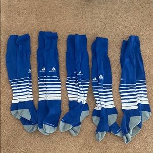 5 pair set of adidas climate soccer sox